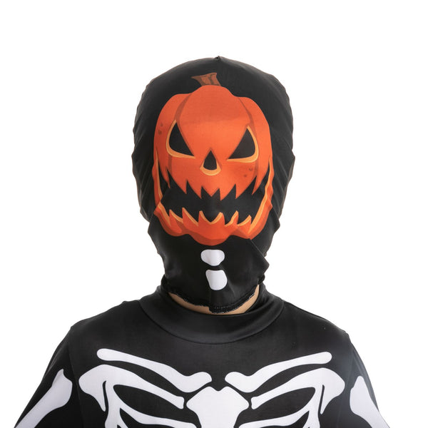 Pumpkin Second Skin Skeleton Costume - Child