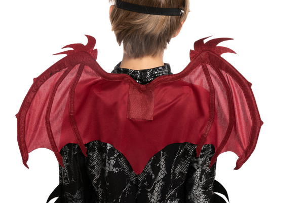 Black and Red Dragon Costume - Child