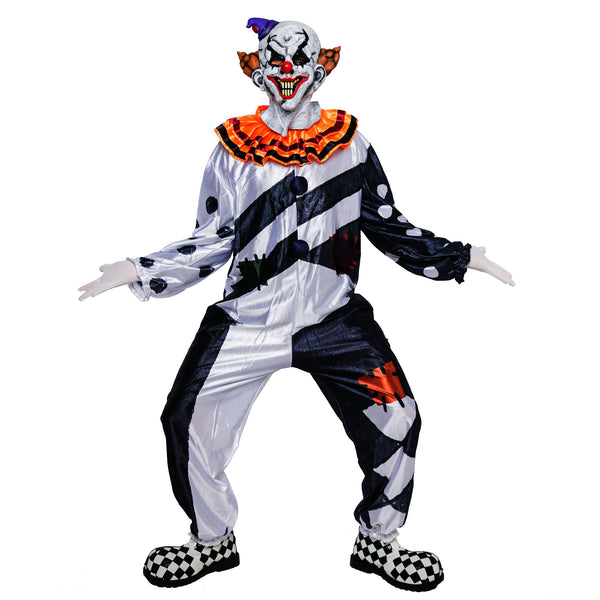 Scary Clown Costume Set Cosplay - Adult