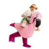 Inflatable Ride-On Flamingo Costume