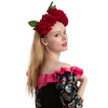 Day of the Dead 2 - Headband with Rose, Face Tattoo