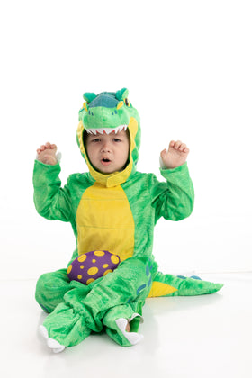 Green T-Rex Costume Cosplay- Child