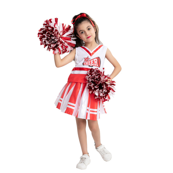 Cheerleading Girl Uniform Outfit - Child - Spooktacular Creations
