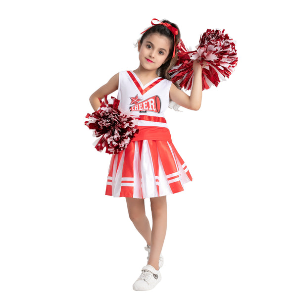Cheerleading Girl Uniform Outfit - Child - Spooktacular Creations