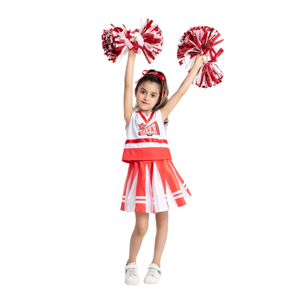 Cheerleading Girl Uniform Outfit - Child - Spooktacular Creations