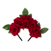 Day of the Dead 2 - Headband with Rose, Face Tattoo