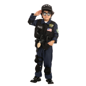 SWAT Police Officer Costume for Kids