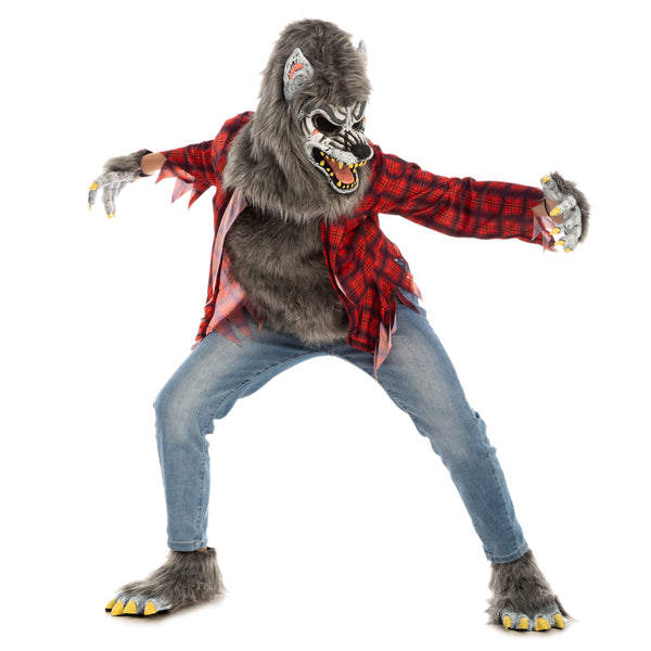 Grey Werewolf Costume Cosplay - Child