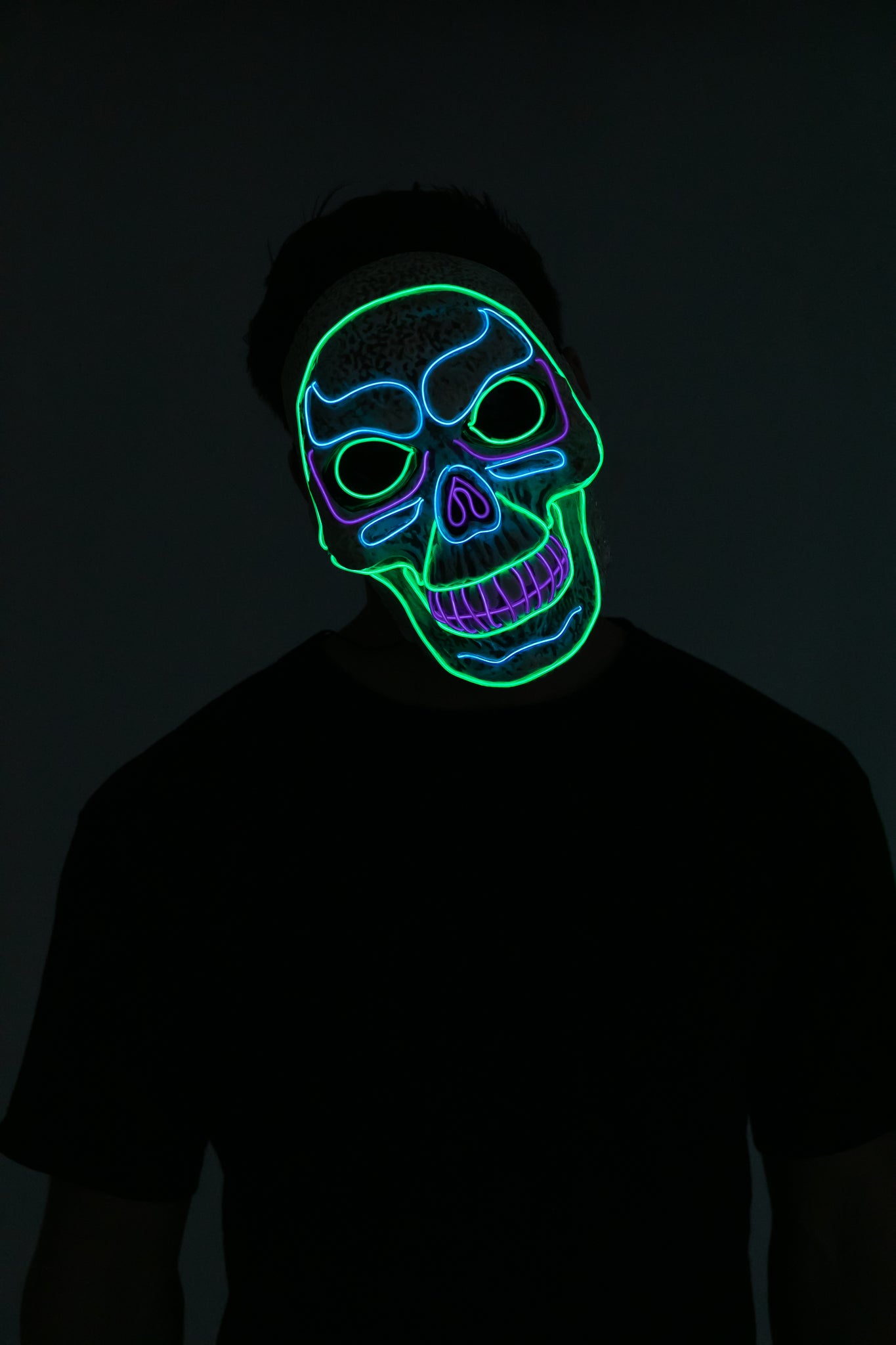 LED Mask Skull Mask Cosplay- Adult | Spooktacular Creations