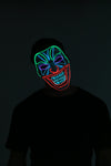 LED Mask Scary Clown Mask Cosplay - Adult