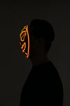 LED Mask Scary Pumpkin Cosplay - Adult