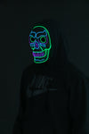 LED Mask Skull Mask Cosplay- Adult