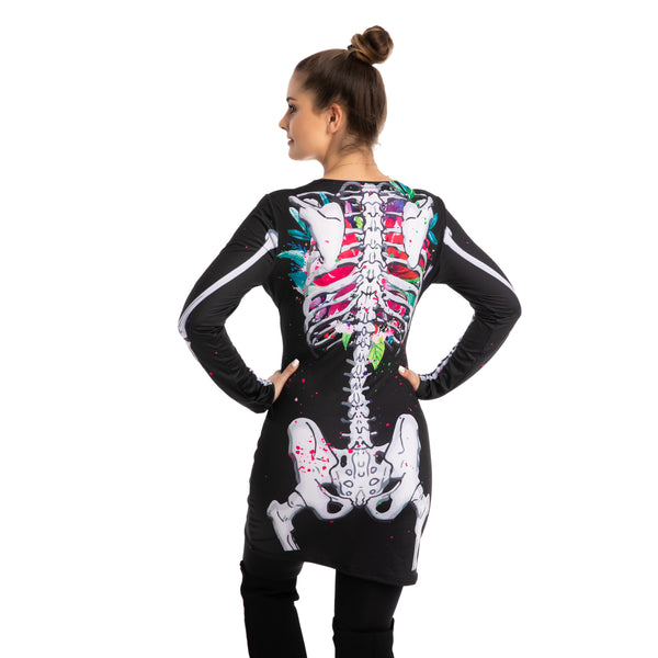 Women Skeleton Dress Costume Cosplay - Adult