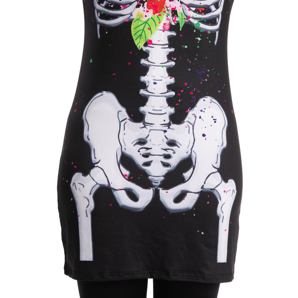 Women Skeleton Dress Costume Cosplay - Adult