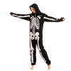 Skeleton Plush Pajamas jumpsuit - Adult