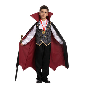 Fantasia de vampiro assustador medieval de Halloween da Spooktacular  Creations renascença para homens cosplay de Pecados, Vermelho, X-Large 