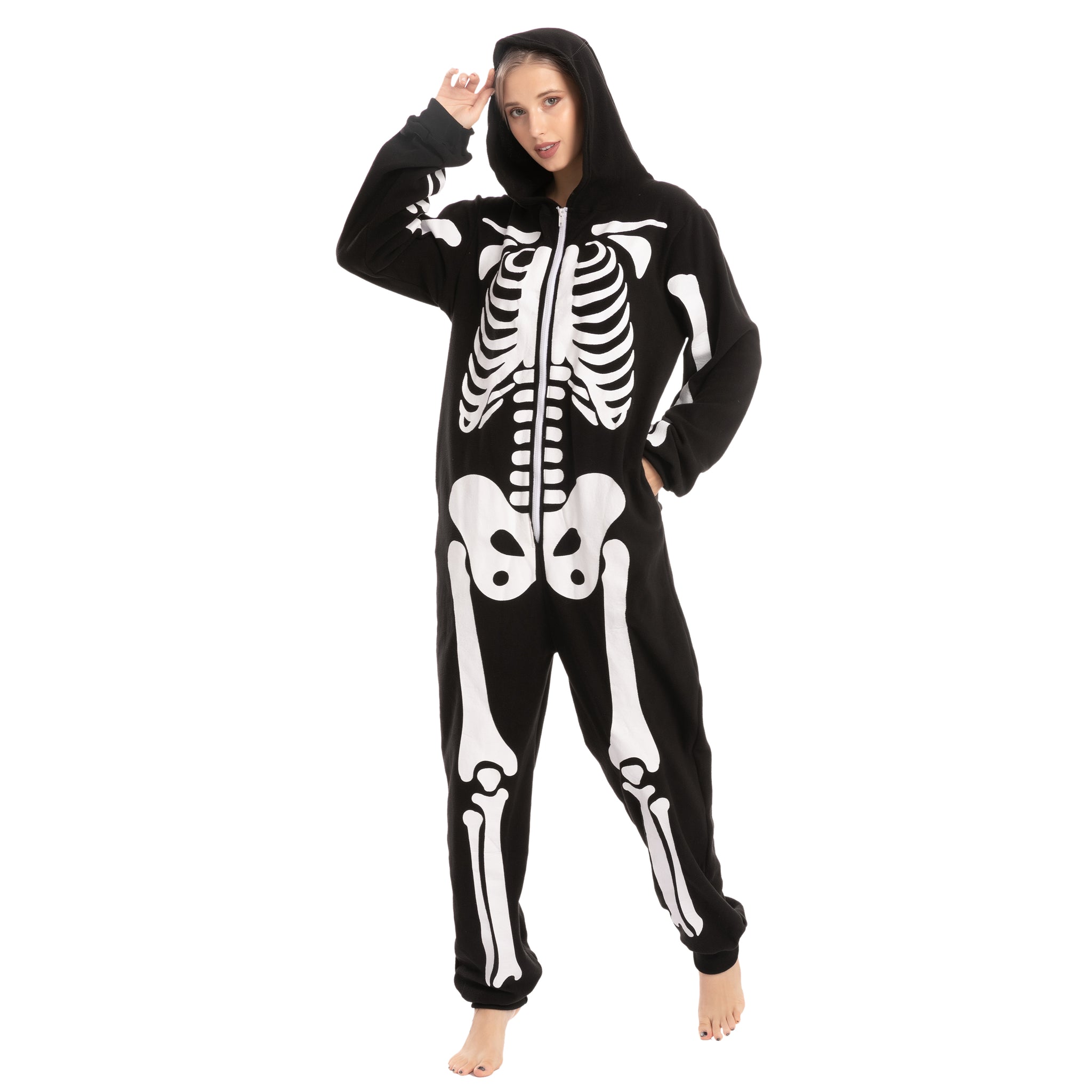 Skeleton onesie online plus size