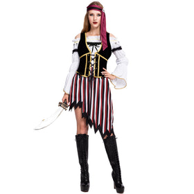 Pirate Wench Captain Costume for Women - Adult