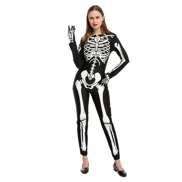 Sexy Glow in the Dark Skeleton Costume