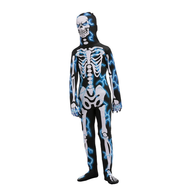 Lightning Second Skin Skeleton Costume Cosplay- Child