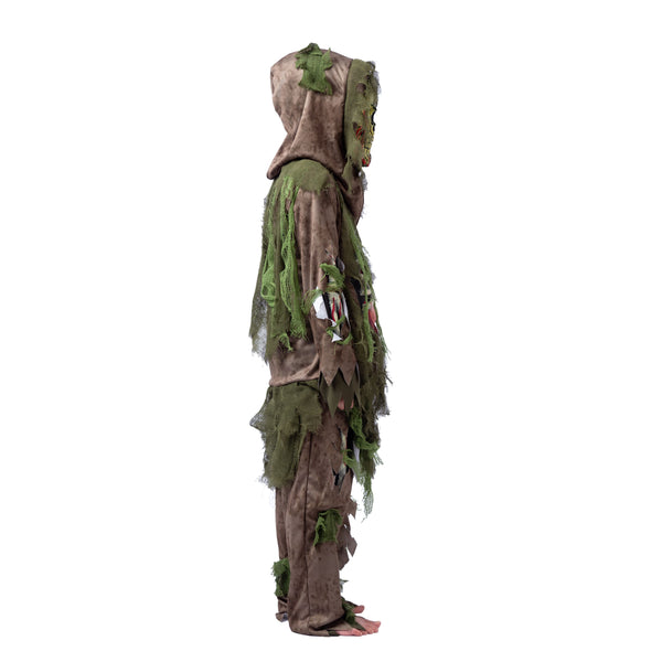 Green Swamp Zombie Costume For Role Play Cosplay- Child