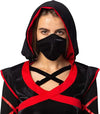 Sexy Darkness Ninja Warrior Costume for Women with Ninja Mask