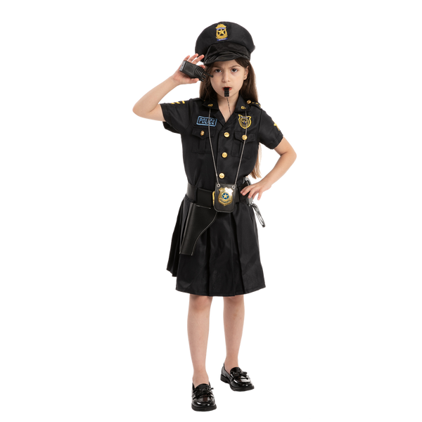Police Girl Officer Costume - Child
