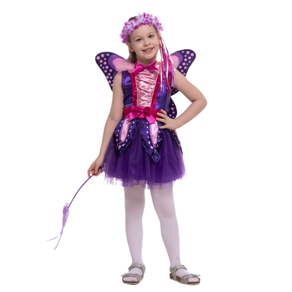 Girl Purple Fairy Costume Cosplay
