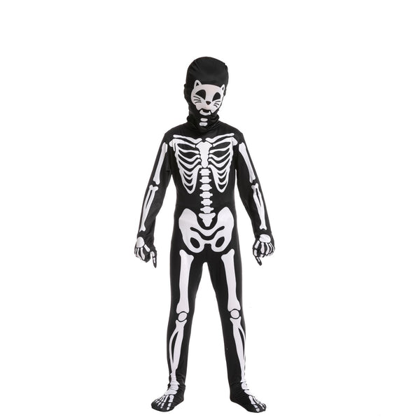 Cat Skeleton Costume for Role Play Cosplay- Child