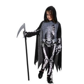 Girl Skeleton Reaper Costume Cosplay
