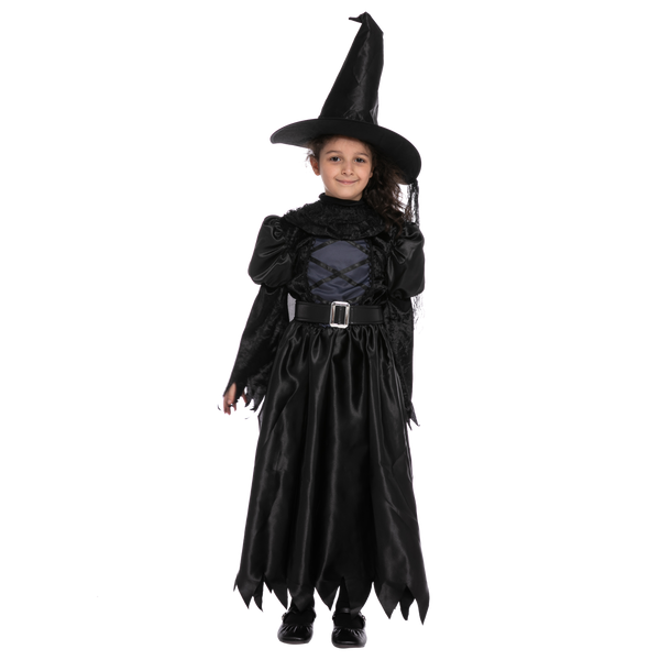 Black Witch Costume Cosplay for Girls