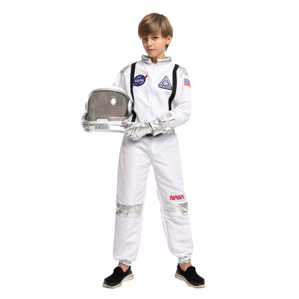 White Astronaut Costume Role Play Cosplay - Child