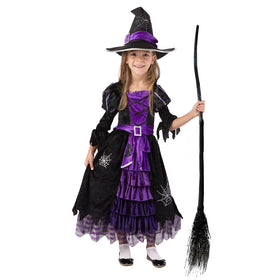 Purple Witch Costume Cosplay - Child