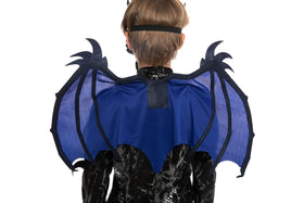 Dragon Costume (Black & Blue) - Boy