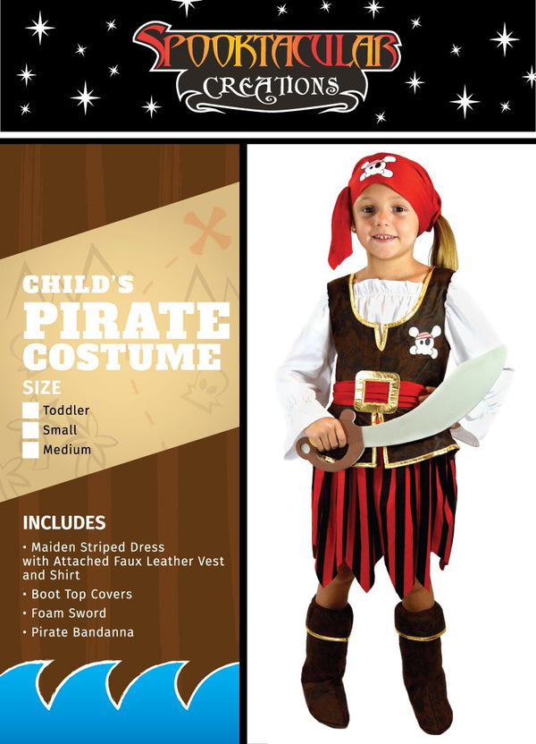 Pirate Costume For Role Play Cosplay - Child