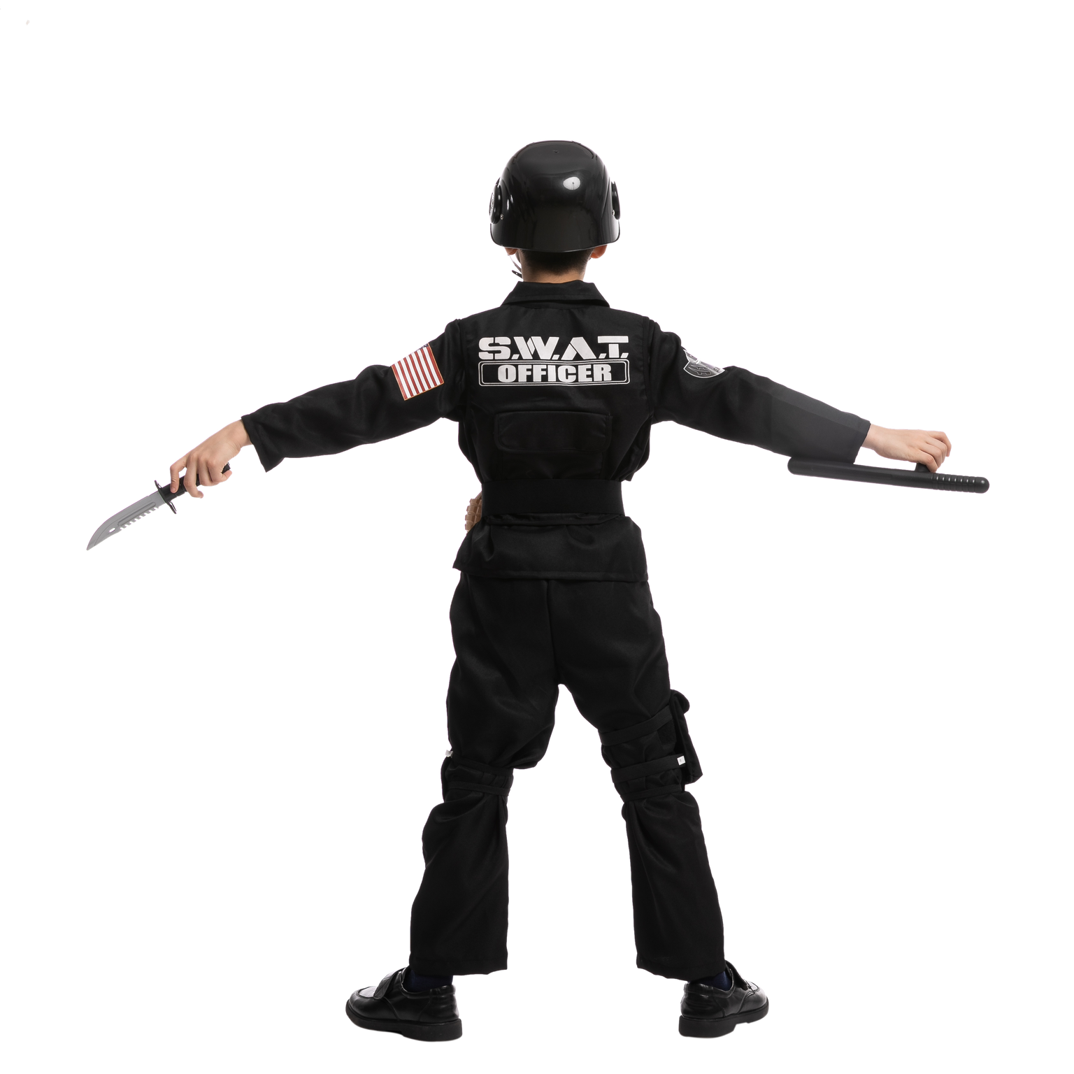 Child Boy SWAT Officer Costume - SPOOKTACULAR