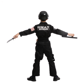 SWAT Officer Costume Role Play Cosplay - Child