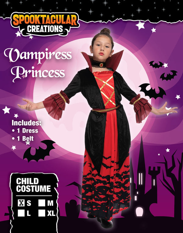 Scary Vampire Costume Cosplay - Girl