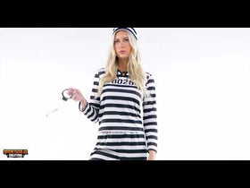 Women Jailbird Costume - Adult