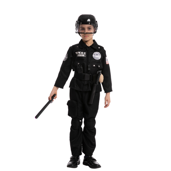SWAT Officer Costume Role Play Cosplay - Child