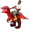Inflatable Ride-On Red Raptor Costume