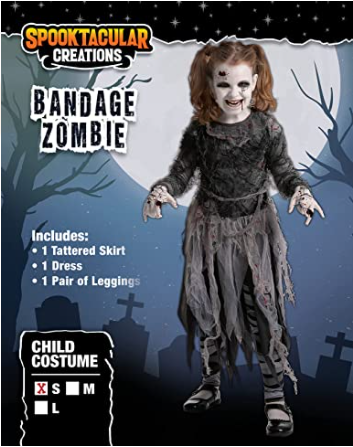 Bandage Zombie Costume for Girls