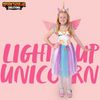 Child Girl unicorn Sequin Light up costume