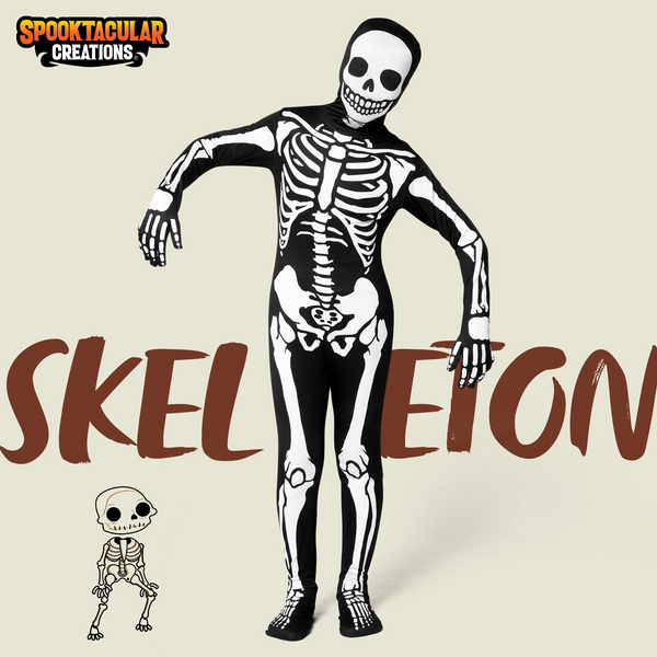 Child Unisex Simply Skeleton Costume