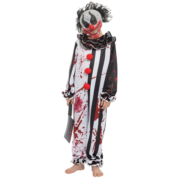 Child Boy Horror Killer Clown Costume