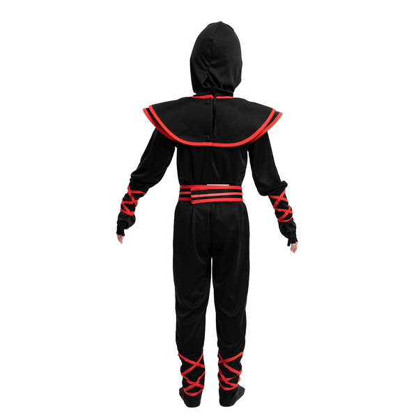 Child Unisex Red Flame Ninja Costume