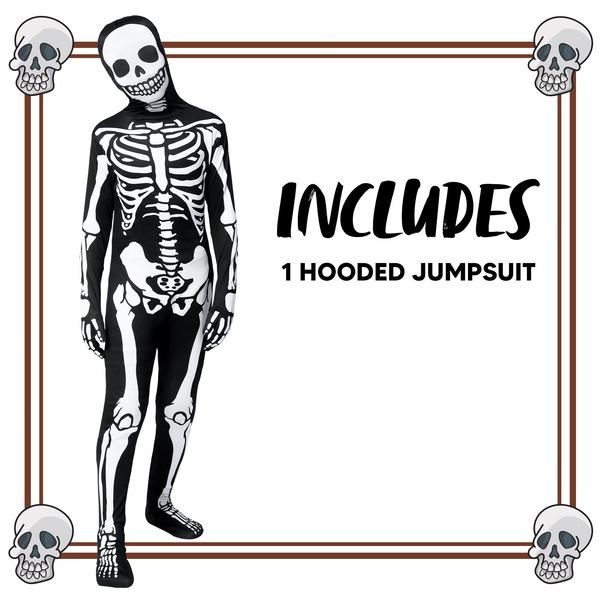 Child Unisex Simply Skeleton Costume