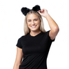 Fox Ears Headband Costume Accessories - Black