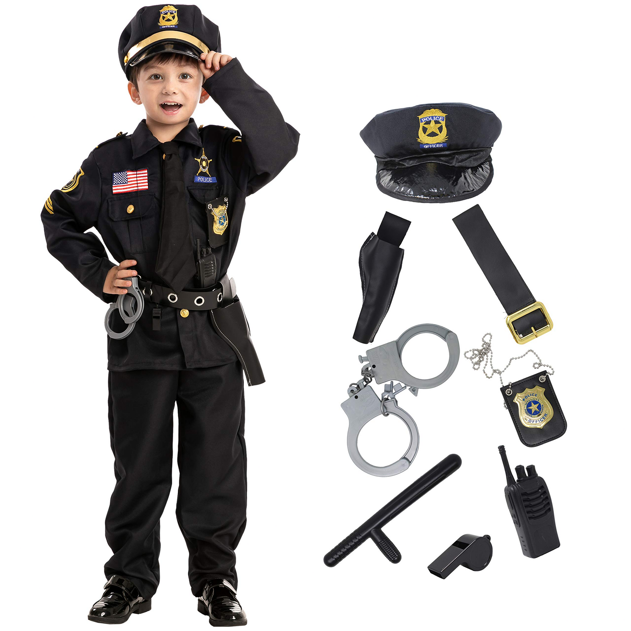 Dress Up America S.w.a.t Police Officer Costume For Toddlers : Target