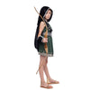 Warrior Night Hooded Huntress Costume for Halloween Tween Girls with Accessories - Spooktacular Creations